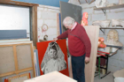 Rik Vermeersch in zijn atelier • Rik Vermeersch dans son atelier 2013